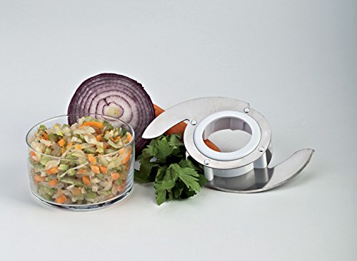 Ariete 1769 Robomix Compact - Robot da cucina - 2 Litri - Set Accessori per Tritare, Affettare, Montare, Impastare, Emulsionare - 500 Watt - Bianco - Funzionalità e accessori