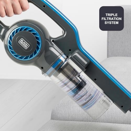 BLACK+DECKER BXVMS600E - Scopa Elettrica con Filo 2 in 1 | 600W | Cavo da 6 m | Potente e Leggera | Sistema Ciclonico | Filtro HEPA - Dettaglio recensione 4