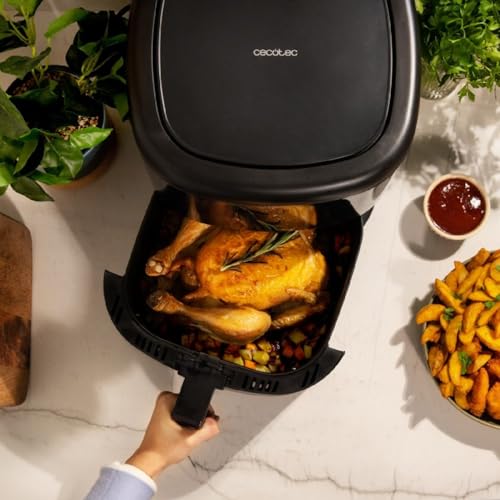 Cecotec Friggitrice ad Aria Cecofry Bombastik 6000 Full. Air Fryer 1700 W, Capacità 6 L, Tecnologia PerfectCook, Regolazione della Temperatura e Del Tempo, Controllo Touch, 12 Modalità, Accessori - Dettaglio recensione 4