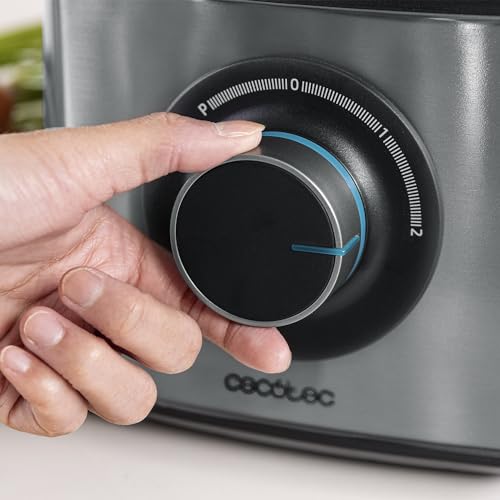 Cecotec Processore di alimenti Paprika 1300, 2000W di Potenza, Acciaio Inossidabile, Ciotola da 3,5 L, 2 Velocità, 3 Dischi da Taglio, 1 Lama per Tritare e 1 per Impastare - Dettaglio recensione 4
