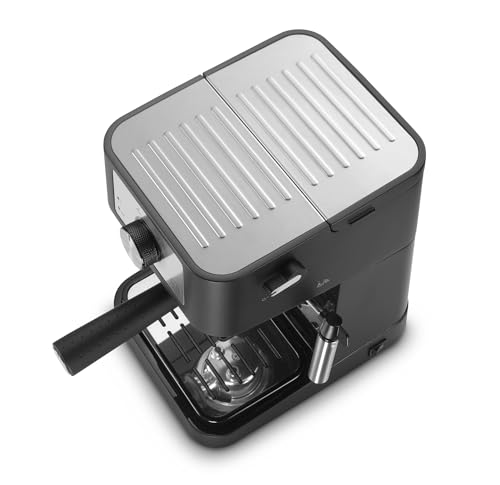 De'Longhi EC260.BK Macchina da Caffè Per Polvere o in Cialde E.S.E., Sistema Latte Manuale, Facile da usare, Serbatoio Estraibile da 1.1 L, Caldaia acciaio inox - Dettaglio recensione 4