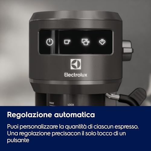 Electrolux Explore 6 Macchina per Caffè Espresso e Cappuccino E6EC1-6BST, 2 tazze, tecnologia ThermoBlock, set filtro 2-1 incluso, Caffè in Polvere e Cialde E.S.E., colore nero - Dettaglio recensione 4