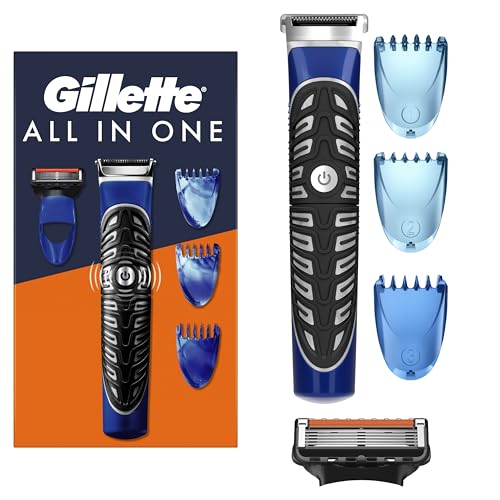 Gillette Styler Rasoio Elettrico Barba All-In-One, Rade, Regola, Rifinisce, 1 Rasoio Gillette, Con Tecnologia Braun E Impugnatura EasyGrip Per Un'Incredibile Precisione E Comfort - Design e materiali