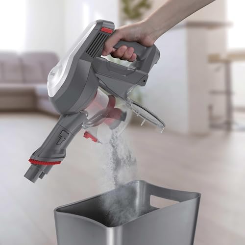Hoover H-Free 100 Hf122Gpt 011 Aspirapolvere Elettrica senza Fili, senza Sacco, 170W, 0,9 L, Ciclonico, Mini Turbo Spazzola, Autonomia 40 Min, Rosso - Dettaglio recensione 4
