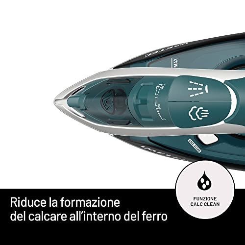 Imetec ZeroCalc Z1 2500 - Ferro da Stiro a vapore - Tecnologia Anticalcare -Piastra Acciaio Inox - 2200 Watt, Colpo Vapore 120 g - Tecnologia a risparmio energetico, Funzione Calc Clean - Dettaglio recensione 4
