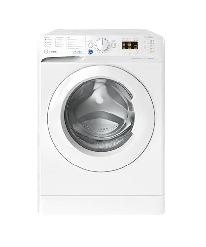 Indesit BWA 71295X WV IT- Lavatrice 7kg Libera Installazione, Carica Frontale. Centrifuga 1200 Giri Al Minuto. Dimensioni: 84,5cmx59,5cmx57,5xm, Classe Energetica B - Design e materiali