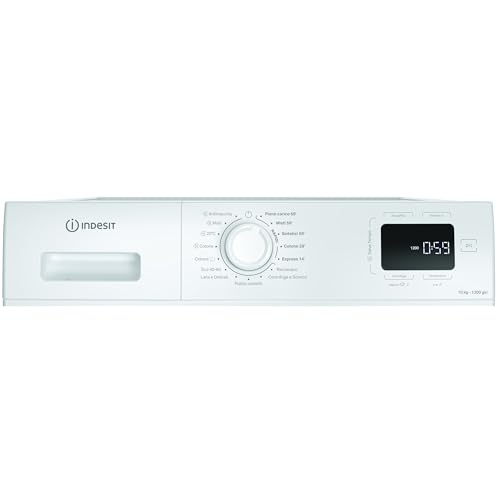 Indesit IM 1072 MY TIME IT – Lavatrice 10 Kg, Carica Frontale, Libera Installazione, 1200 Giri/min, Classe A, Vapore, Cicli Rapidi, AcquaFlex, Antimacchia, 84,5 x 60 x 58 cm - Funzionalità e accessori