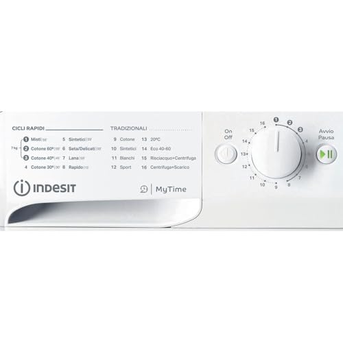 Indesit Lavatrice a libera installazione MTWC71296WIT Carica frontale 1200 giri/min, ampio cestello da 7 kg, inverter, veloce, efficiente, classe - Dettaglio recensione 4