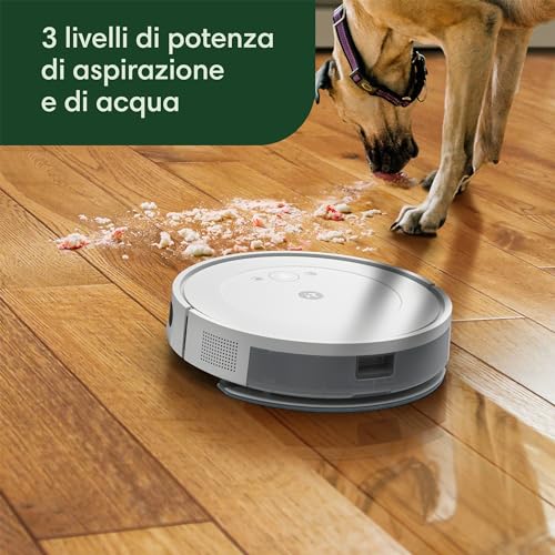 iRobot Roomba Combo Essential, Robot Aspirapolvere Lavapavimenti, Potente Aspirazione e Pulizia, Sistema di Pulizia a 4 fasi, Tre Livelli di Aspirazione, Controllabile Tramite App, Bianco - Prova pratica