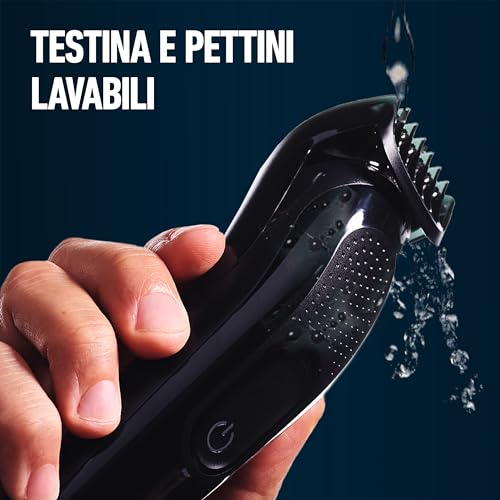 King C. Gillette Kit REGOLABARBA UOMO, 1 Testina, 3 Pettini Regolatori, 1 Spazzolina, 1 Caricatore, RASOIO BARBA ELETTRICO, Idea Regalo Uomo Kit professionale - Dettaglio recensione 4