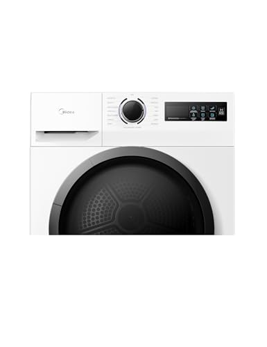 Midea Asciugatrice 8 Kg a Pompa di Calore, Libera Installazione, Classe A++, Asciugatura Veloce,Wool Refresh,15 Programmi,60 x 60 x 85 cm, Bianca - MD11EH80D - Funzionalità e accessori