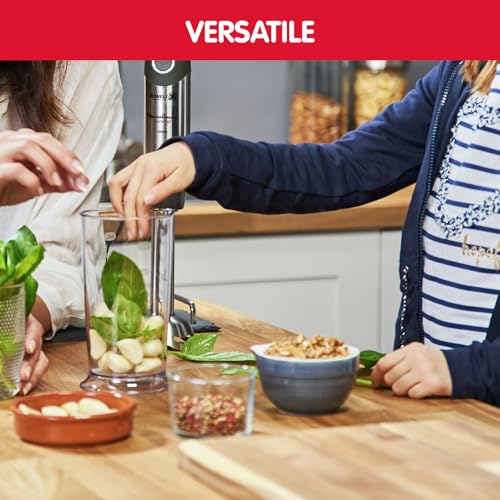 Moulinex DD6558 Quickchef 3in1 Frullatore a Immersione, 1000 W, Mixer con Tecnologia Powelix e 10 Velocità, 3 Accessori, Bicchiere 800 ml, Tritatutto 500 ml e Frusta, Lame in Acciaio Inossidabile - Dettaglio recensione 4