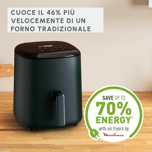 Moulinex Easy Fry Max Friggitrice Ad Aria, Capacità Di 5 L, Fino A Sei Persone, Risparmio Di Tempo ed Energia, Pannello Di Controllo Digitale, 10 Programmi Di Cottura Automatici, EZ2453 - Dettaglio recensione 4