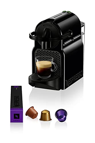 Nespresso Inissia EN80.B Macchina per Caffè Espresso, Black - Design e materiali