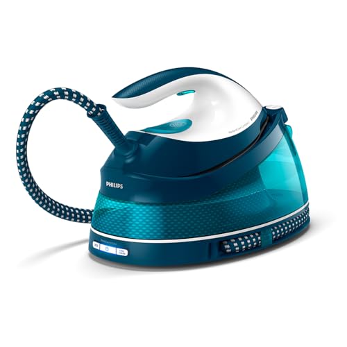 Philips PerfectCare Compact Ferro da Stiro con Caldaia - 2400W, Colpo di Vapore 400g, Pressione 6,5 Bar, Tecnologia OptimalTEMP, Serbatoio 1,5 l, Bianco/Blu (GC7844/20) - Prova pratica