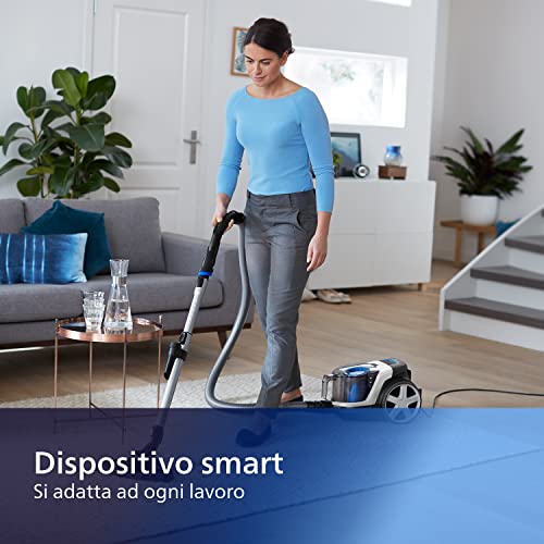 Philips PowerPro Compact Aspirapolvere Senza Sacco – 900W di Potenza, PowerCyclone 5, Filtro Allergy H13, Rimuove il 99,9% della Polvere, Svuotamento Igienico, Design Leggero (FC9332/09) - Dettaglio recensione 4