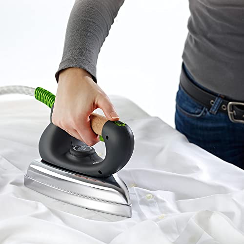 Polti Vaporella 535 Eco Pro, Ferro da Stiro a Vapore con Caldaia ad Alta Pressione da 4 Bar, Potenza 1750 W, Tappo di Sicurezza, Funzione Eco, Bianco e Verde - Funzionalità e accessori