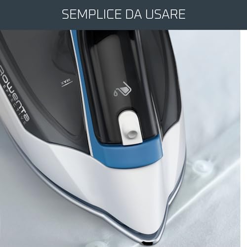 Rowenta DX1531 Effective 2 Ferro da Stiro a Vapore, Anticalcare Integrato, Colpo Vapore 100 g, Potenza 2200 W, Erogazione continua di vapore, Resistente - Funzionalità e accessori