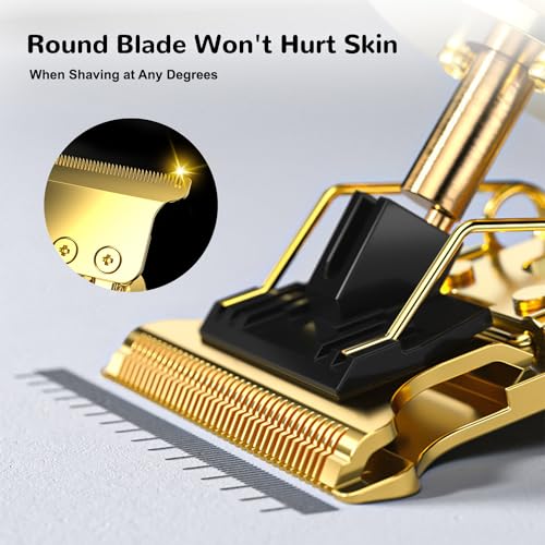 Tagliacapelli Uomo Professionale Tagliacapelli Rasoio Elettrico Capelli Trimmer Macchinetta con Display a LED e Ricarica USB Ricarica Rapida, Precisi T-Lama Capelli/Barba per Famiglia/Barbiere - Dettaglio recensione 4
