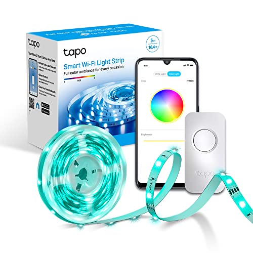 Tapo L900-5 Striscia LED Smart Wi-Fi 5m, Controllo Vocale Compatibile con Alexa e Google Assistant, Sync-to-Music, Luci LED per Casa, Bar, Festa, Accorciabile e Controllo dall'APP - Design e materiali